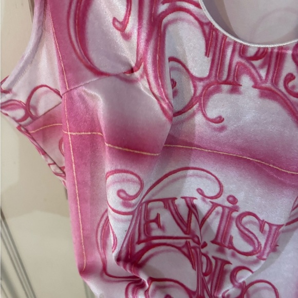 Fashion Brand Company Pink Graphic Crop Top Jewish girl - Picture 2 of 4